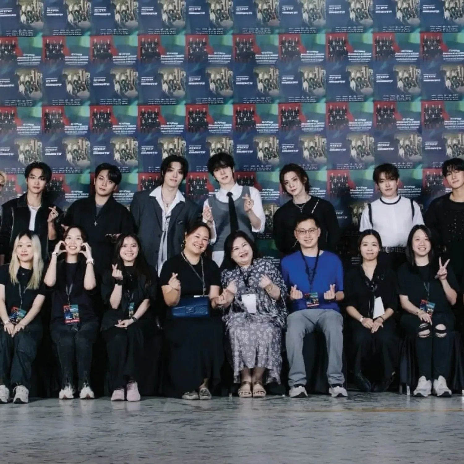A group photo featuring Korean kpop boyband Ateez - Lexis Hotels & Resorts