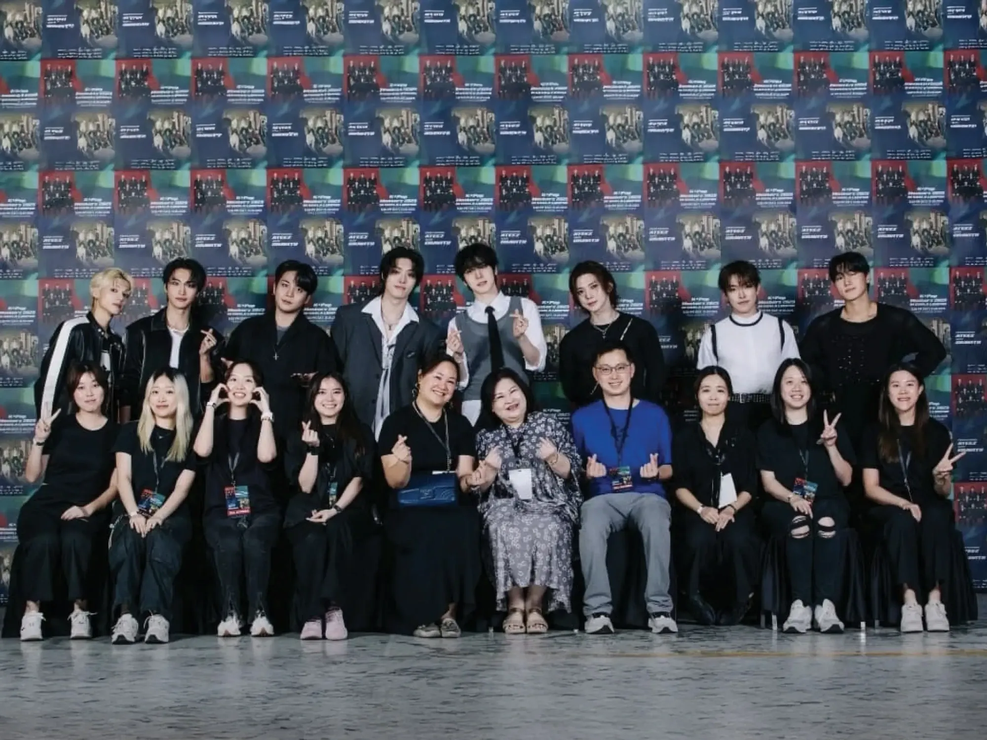 A group photo featuring Korean kpop boyband Ateez - Lexis Hotels & Resorts