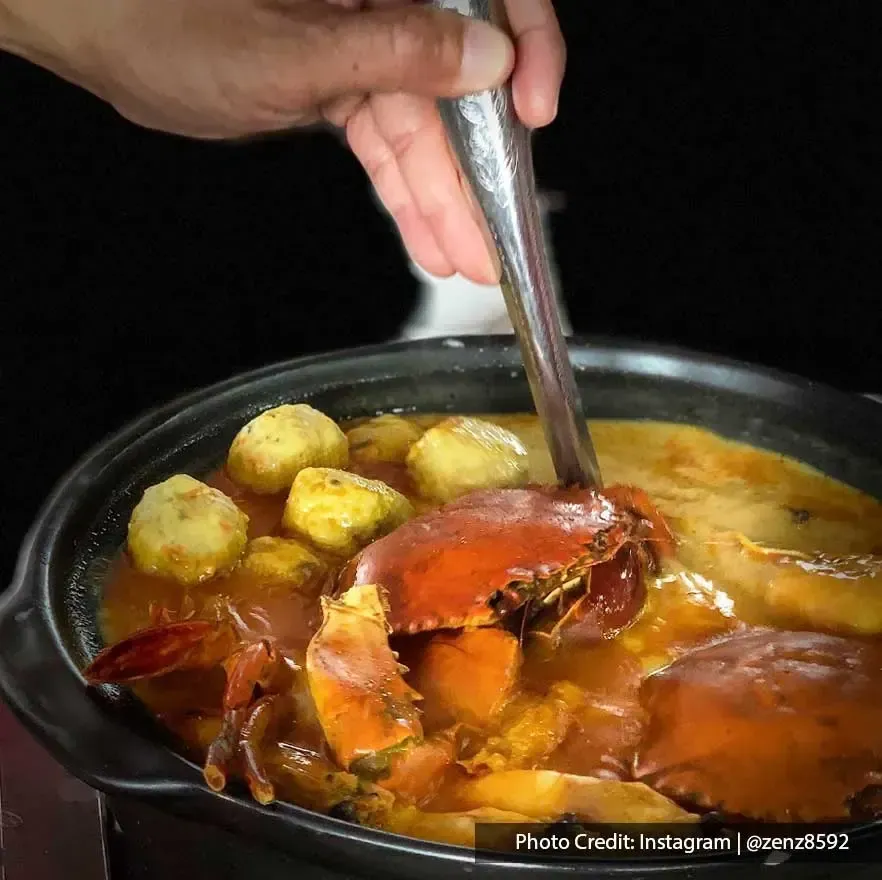 Hot boiling pot of seafood - Lexis Hibiscus Port Dickson