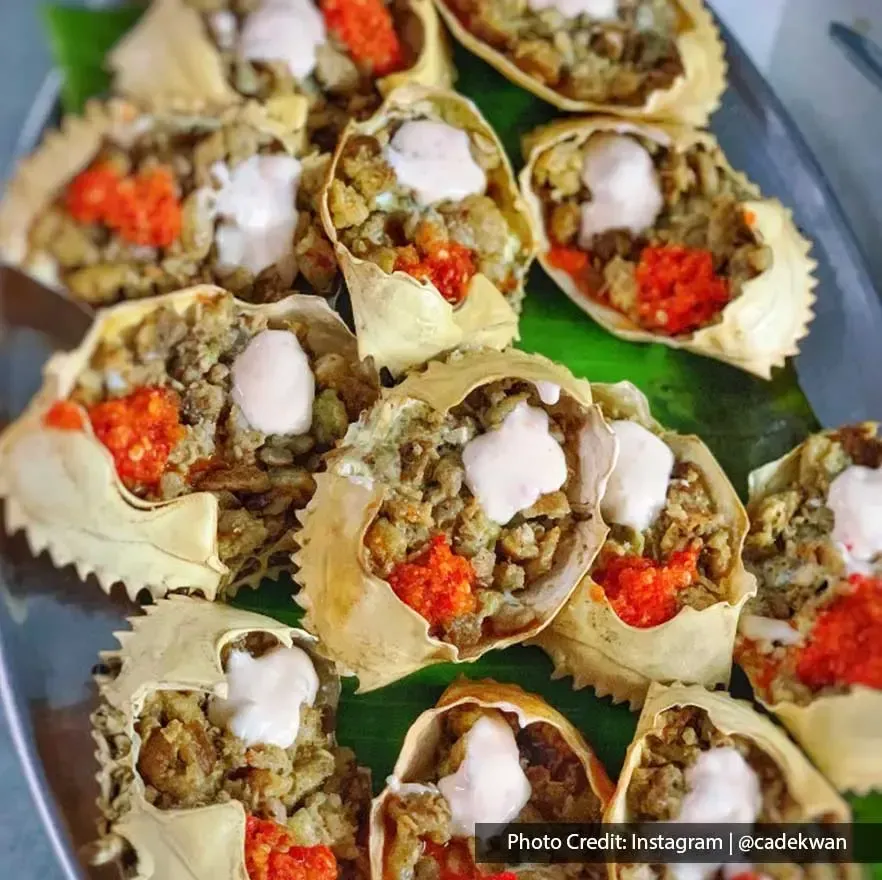 Stuffed crab with sambal and mayo - Lexis Hibiscus Port Dickson