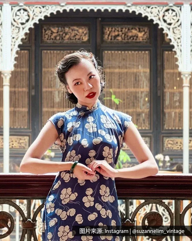 一名身穿中式服装的女子在镜头前摆姿势 - 槟城丽昇豪华酒店