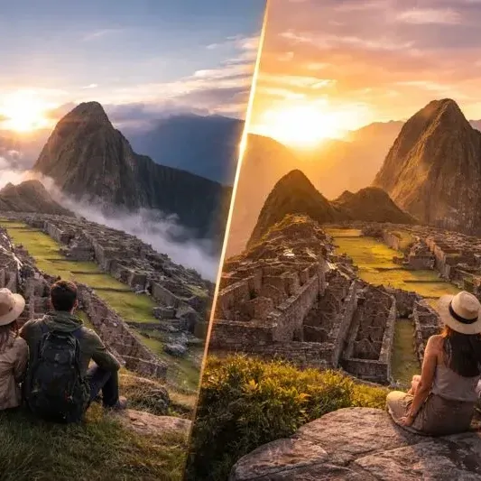 Amanecer VS Atardecer Machu Picchu