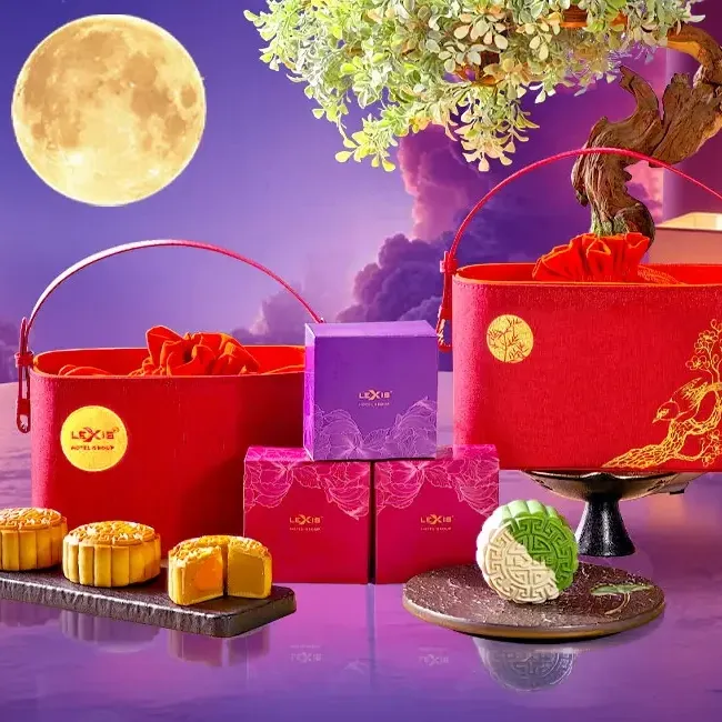 Elegant mooncake gift boxes available at Imperial Lexis Kuala Lumpur - Lexis Hotels & Resorts
