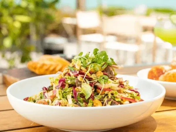 Fresh Latin-inspired seafood salad at Amara at Paraiso by Chef Michael Schwartz in Miami