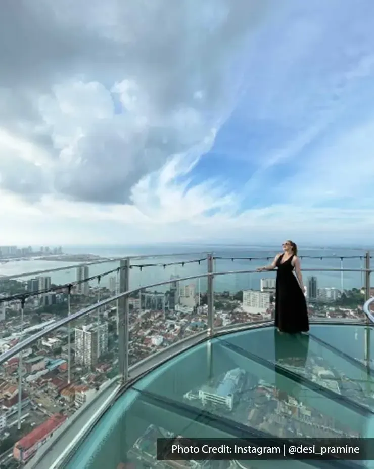 Strike your best pose at the TOP in Georgetown Penang - Lexis Hibiscus