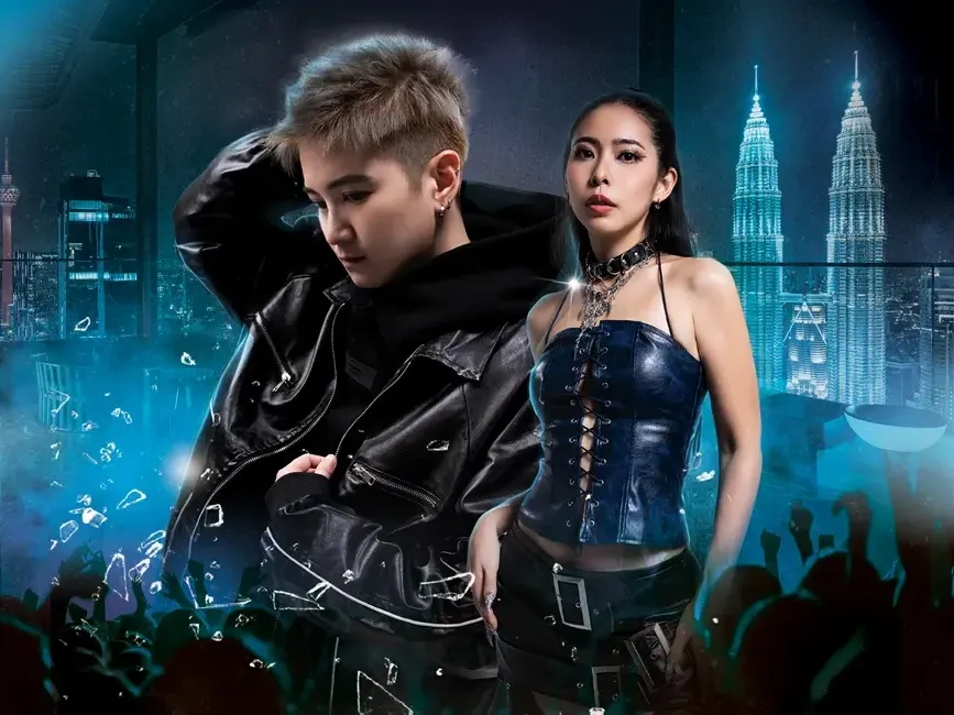 Two individuals posing side by side, exuding a cool and confident vibe - Imperial Lexis Kuala Lumpur