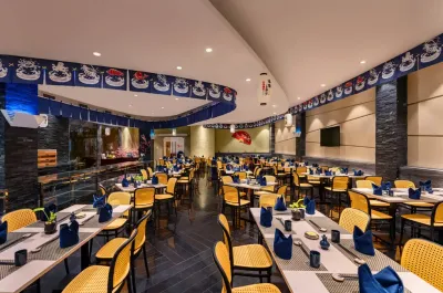 UMI japanese dining area with traditional decor - Lexis Hotels & Resorts
