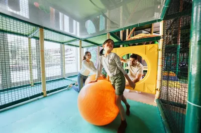 Family enjoying fun activities in the Kidz World zone - Lexis Hibiscus Port Dickson