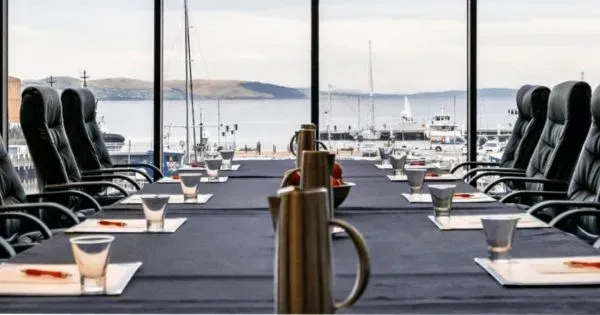The Harbour View event space at The Hotel Grand Chancellor in Hobart.