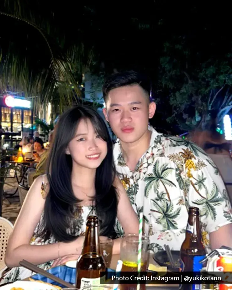 Couple enjoying a night out at BoraBora in Batu Ferringhi Penang.