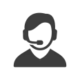A minimalist graphic icon representing professional guest concierge and assistance services.