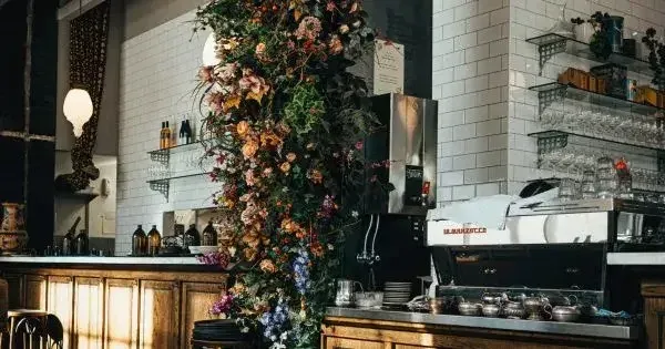Stylish Wellington restaurant interior