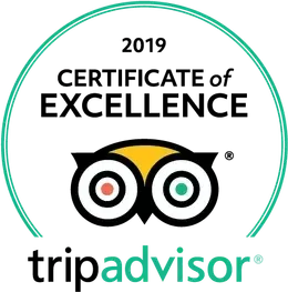 TripAdvisor's Certificate of Excellence 2019