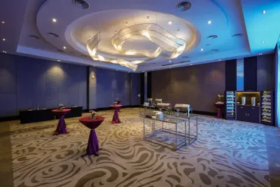Sky ballroom with catering setup and modern lighting – Lexis Hibiscus Port Dickson