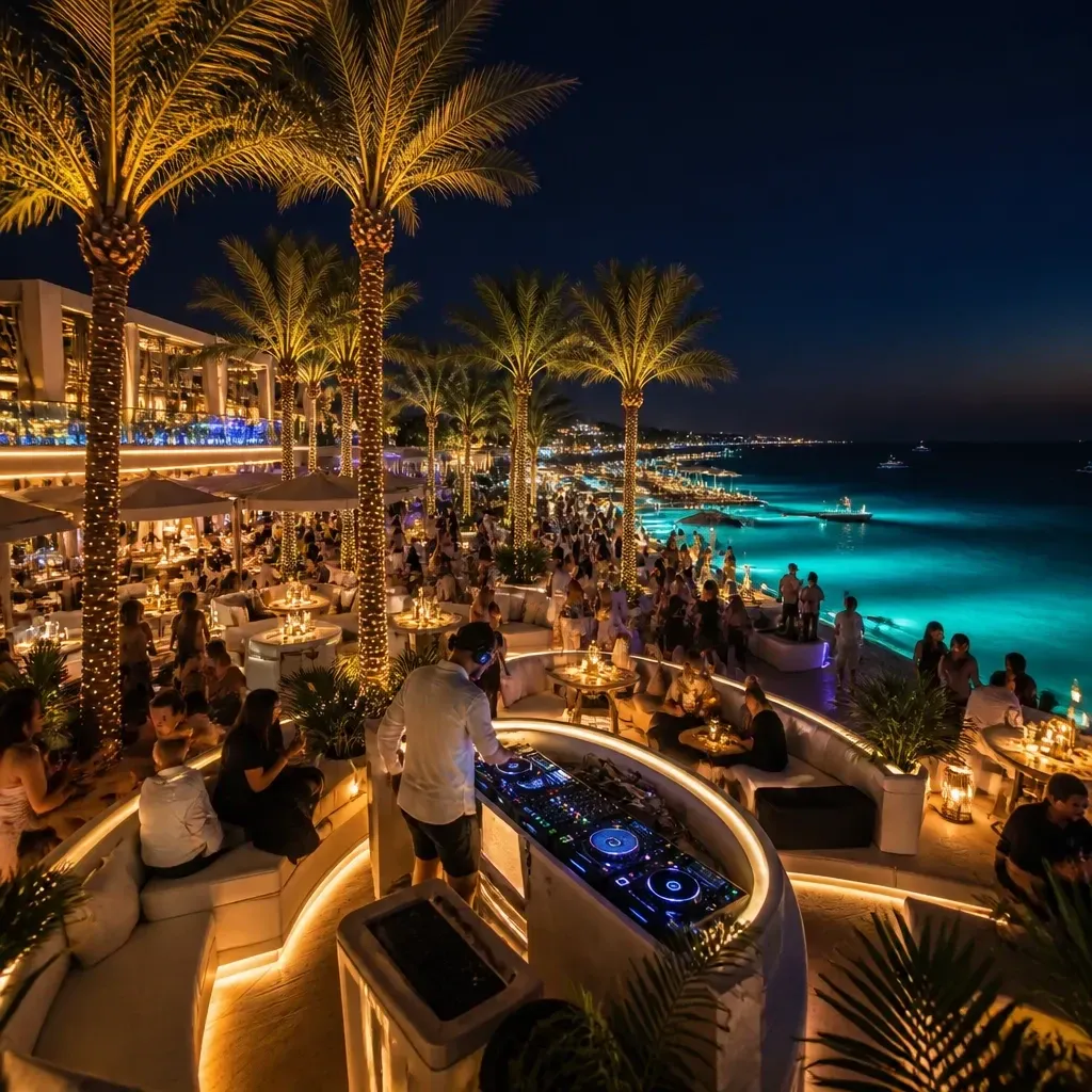 Guests enjoying an evening out at a Capri City nightspot
