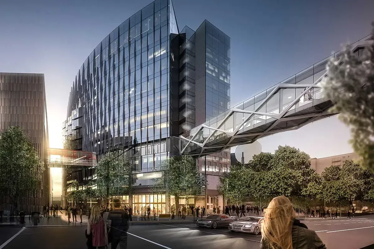 Rendering Impression of the new Auckland ICC linking airbridge