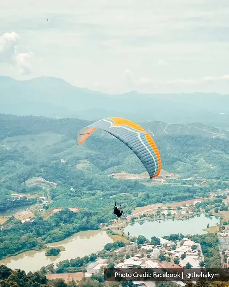 Tandem paragliding activity in KKB Paragliding Park - Lexis Suites Penang