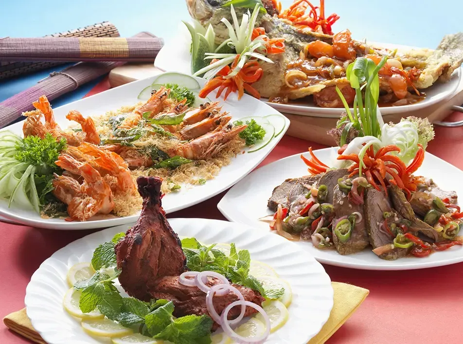 A variety of Non-Halal Food near Lexis Hibiscus Resort, Port Dickson