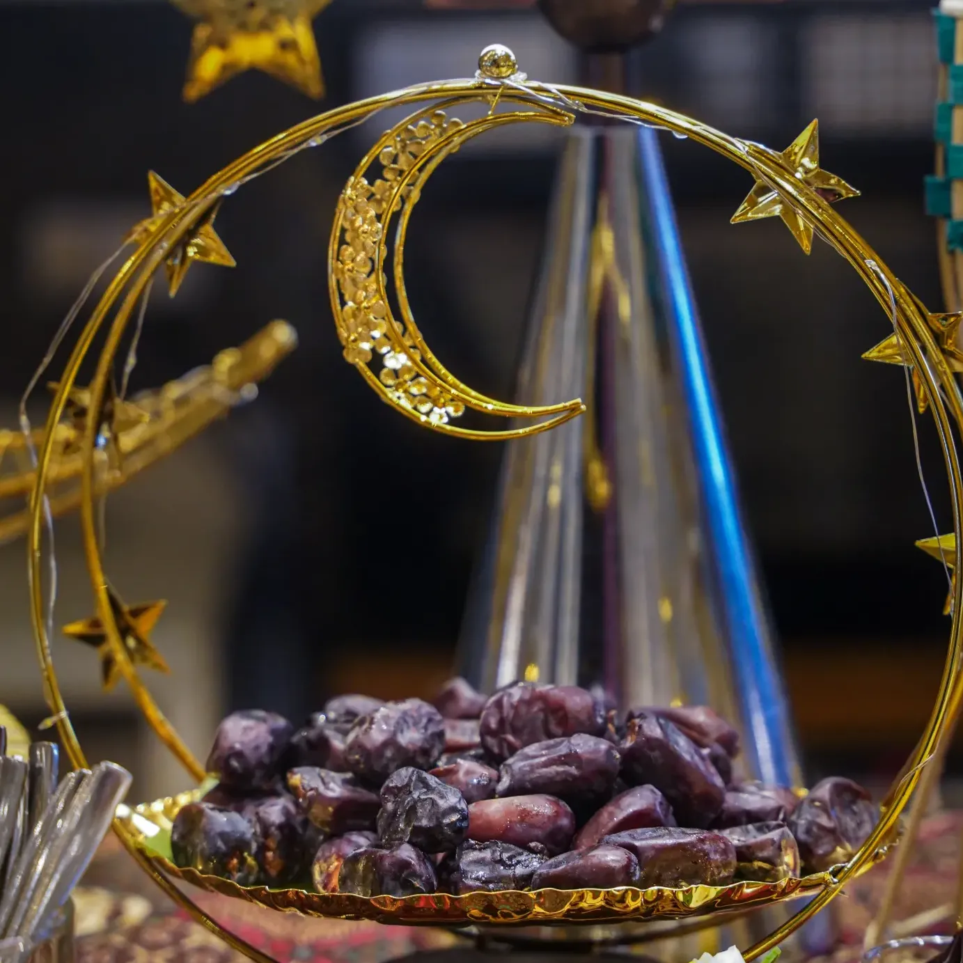 A plate of dates being displayed on a dining table at Imperial Lexis Kuala Lumpur - Lexis Hotels & Resorts