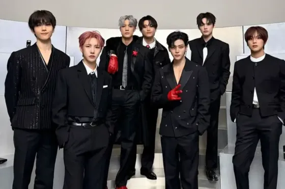 Global K-pop boy group, NCT Dream, standing in formation for a concert promotion photo - Imperial Lexis Kuala Lumpur