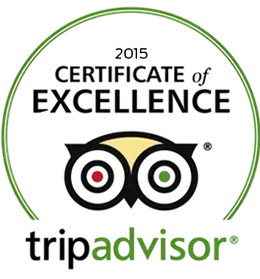 TripAdvisor's Certificate of Excellence 2015