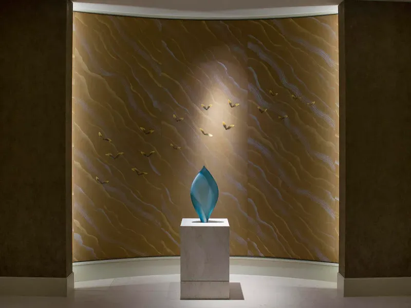View of a decoration in the Crown Spa at Crown Hotels