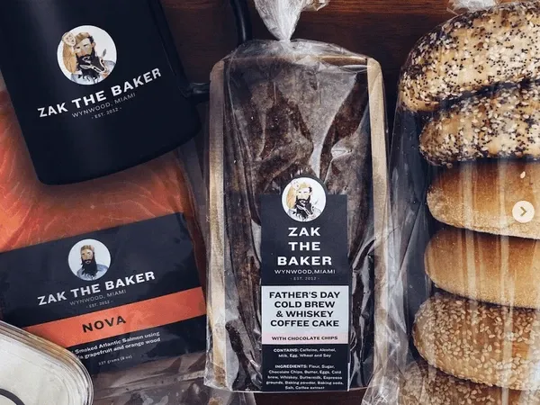 Freshly baked sourdough loaves from Zak the Baker in Wynwood, Miami